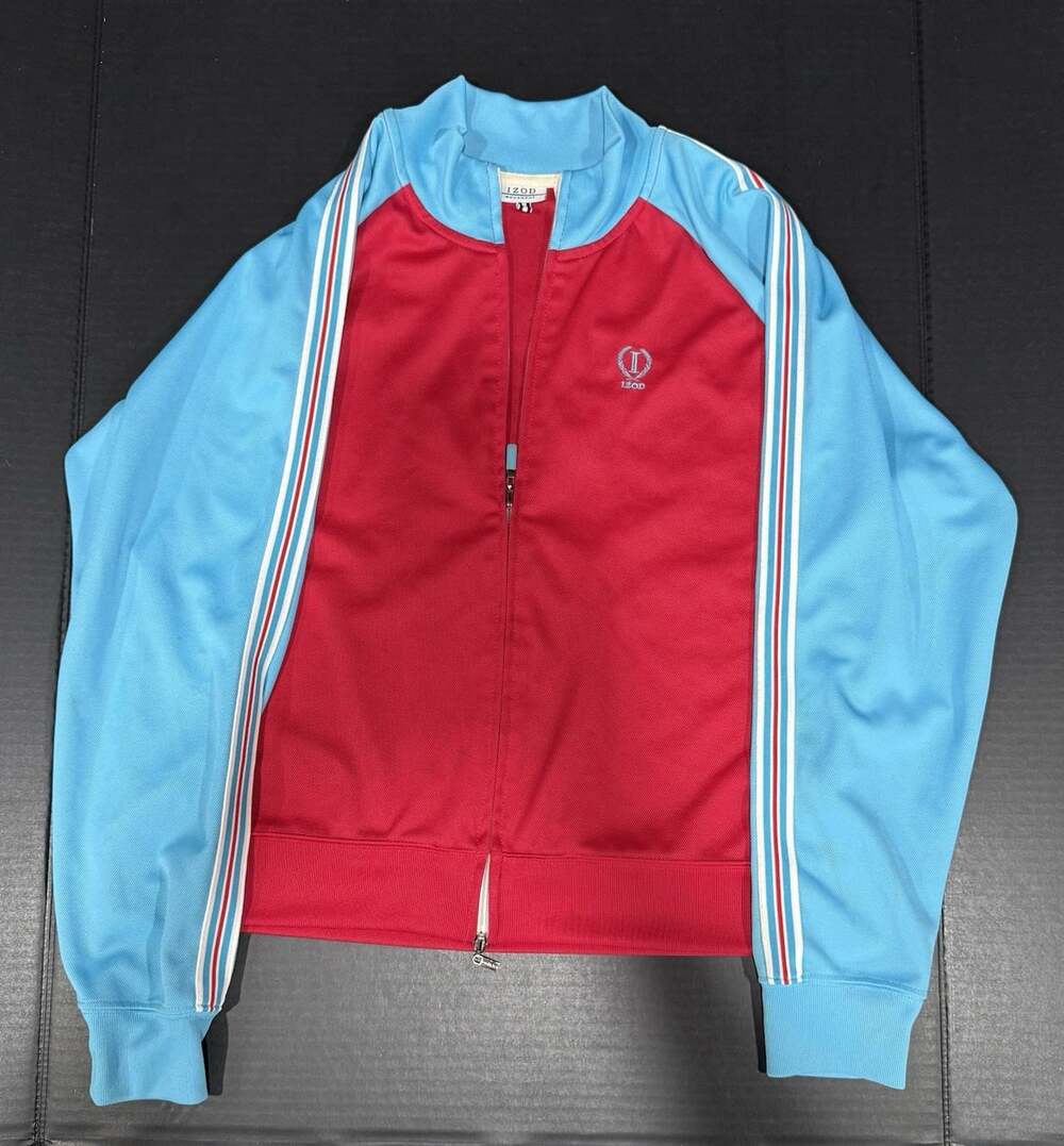 Vintage 90’s Y2K Streetwear XL Track Jacket Color Block Full Zip Jacket